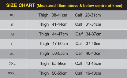 Pflexx Sizing Chart